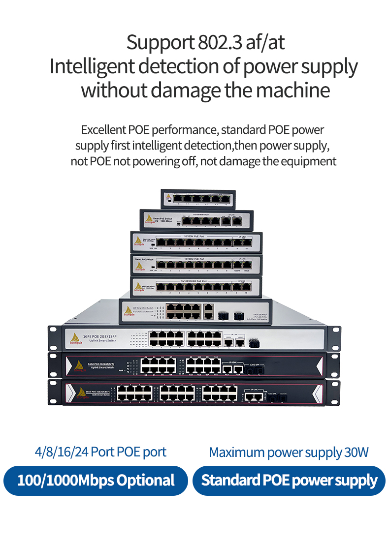 4+2 port 100Mbps POE Switch with 2 port10/100 Mbps Uplink(图4)