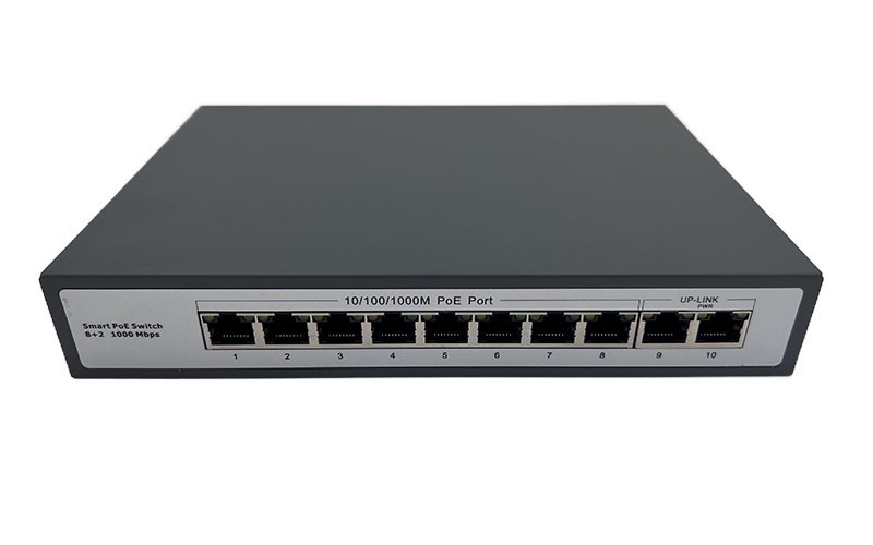 <strong> 8+2 port Gigabit POE Switch with 2 port</strong>